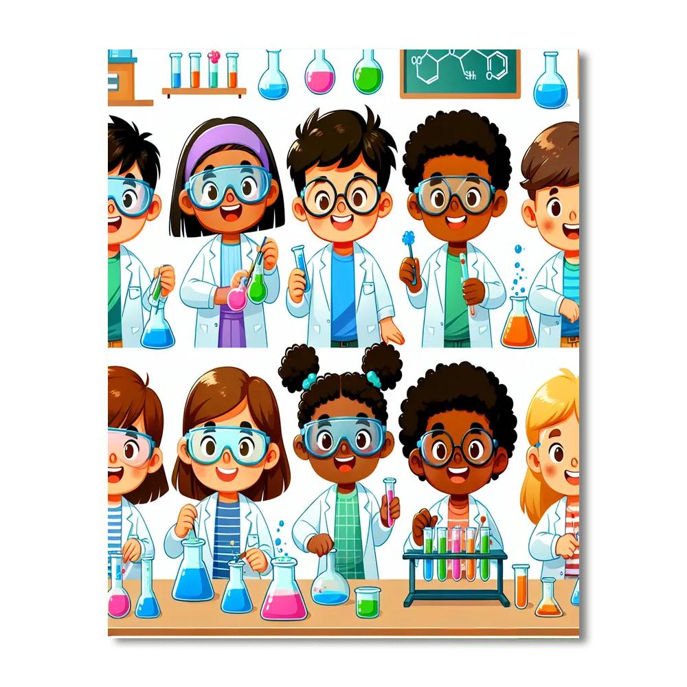 Super Science Explorers Number Painting