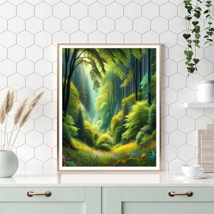 Enchanted Enchanted Valley Paint By Numbers Art