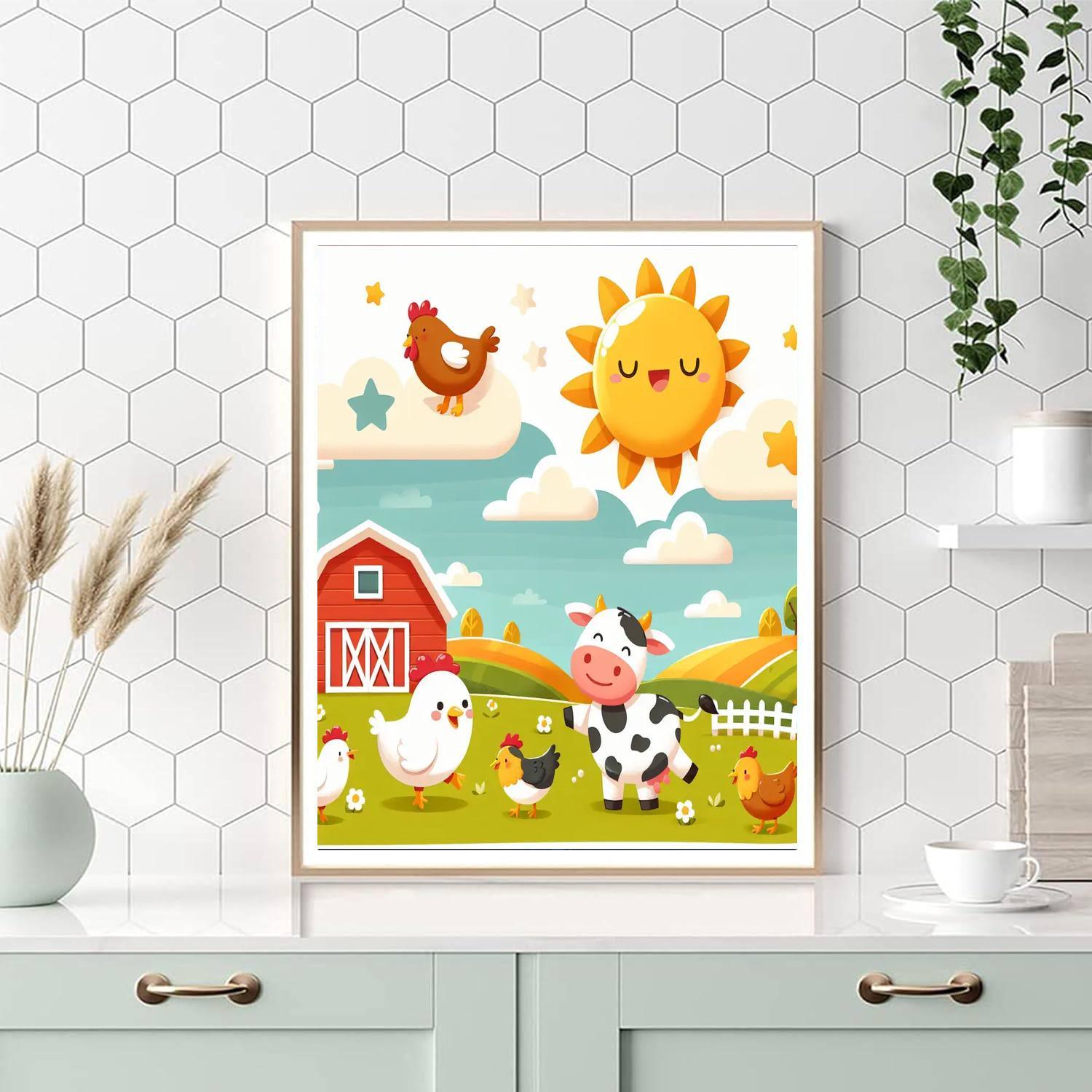 Sunshine Farm Adventure Numbered Painting Kits