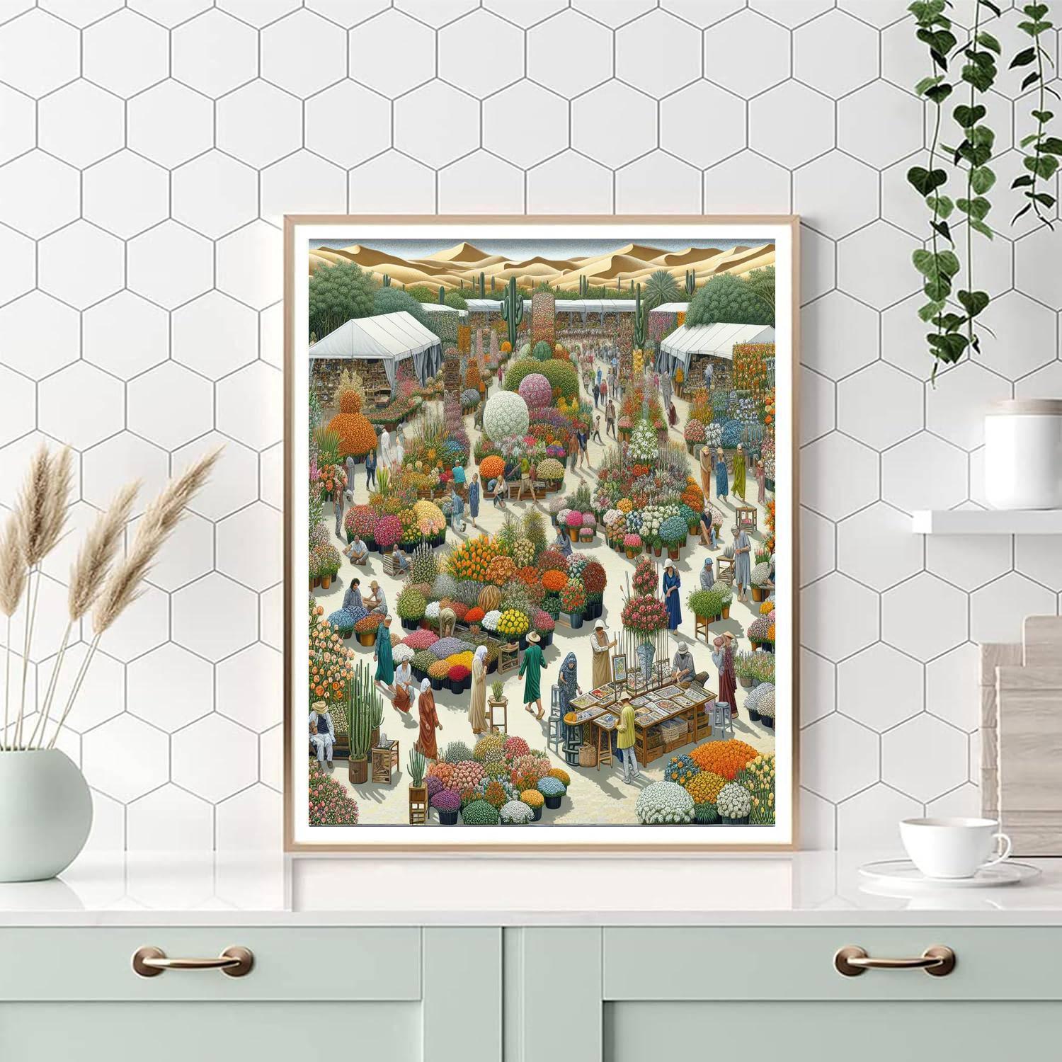 Al Ain Flower Festival - Uae Painting Number Kit