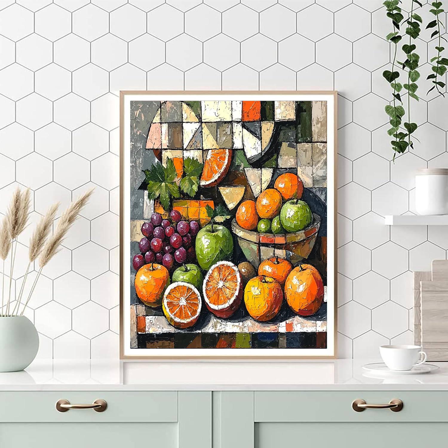 Juan Gris Inspired Fruits Of Inspiration  Paint By Numbers