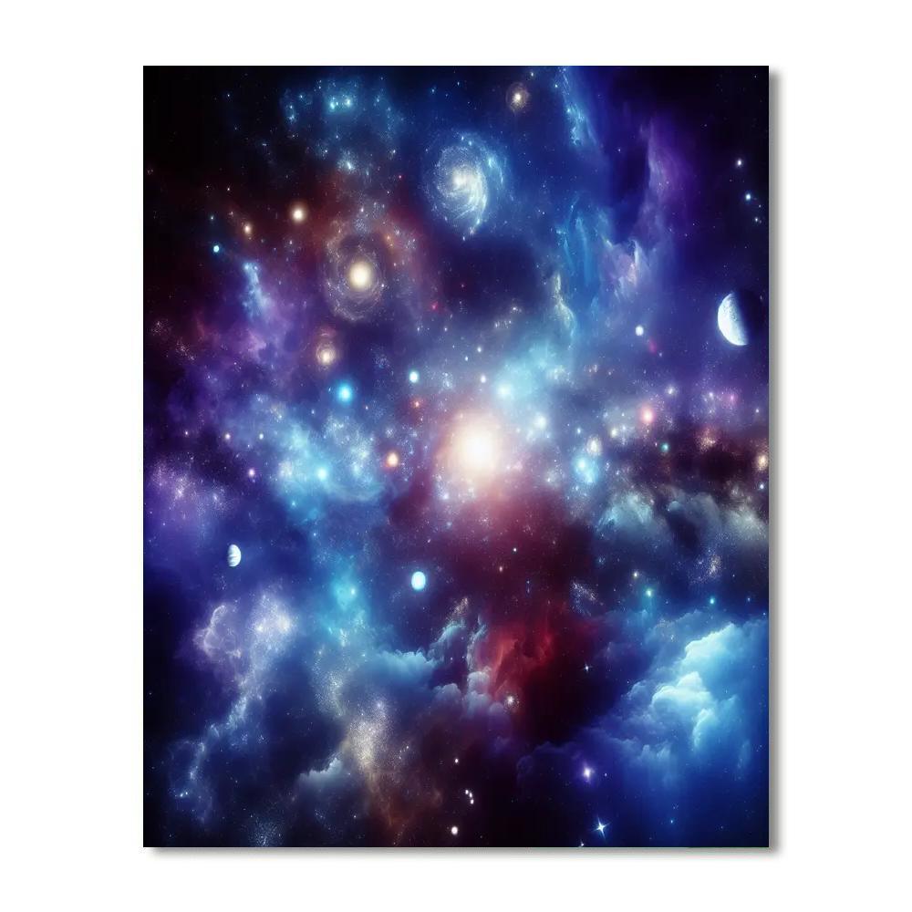 Galactic Exploration Quest Paint By Numbers Kits