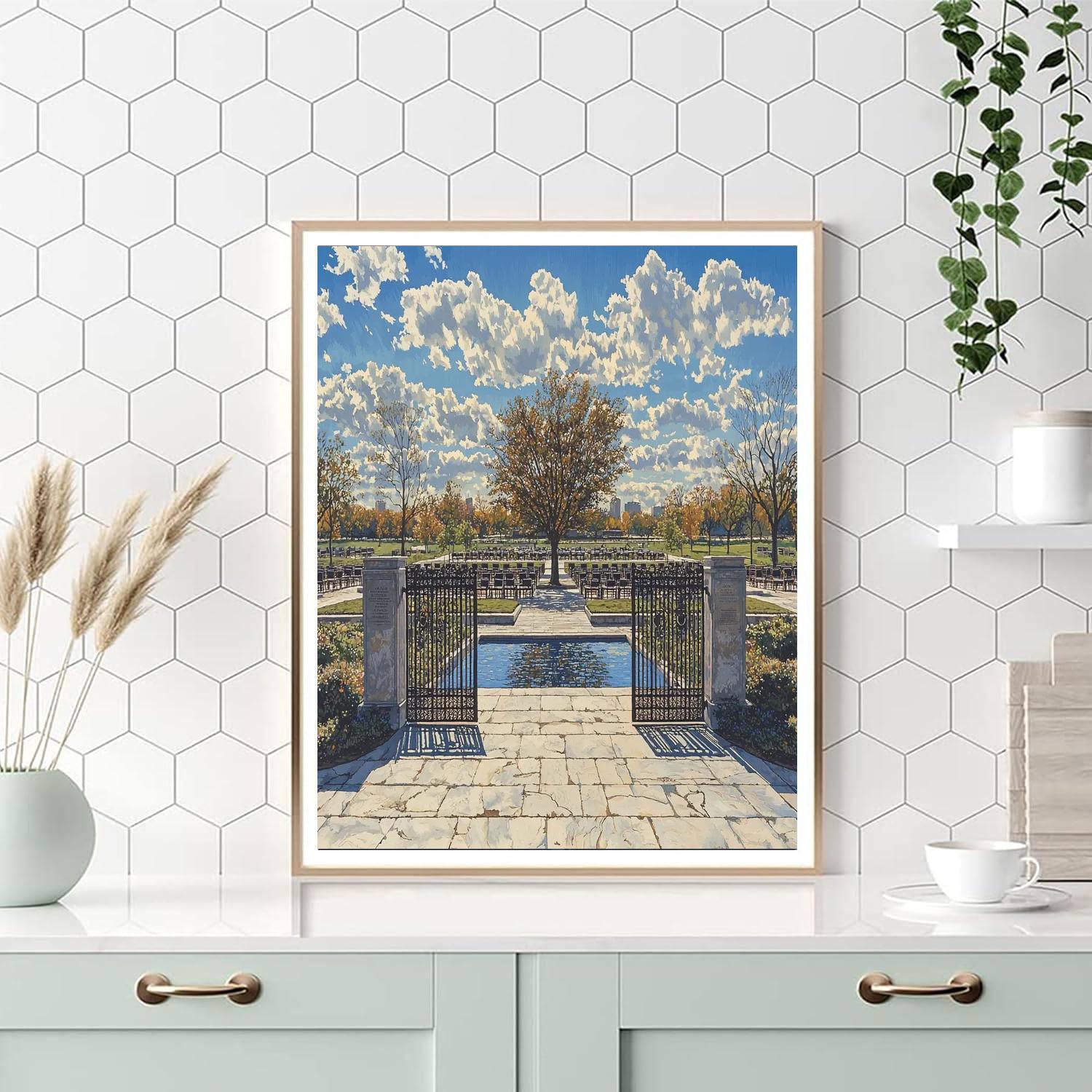 Oklahoma City National Memorial & Museum - Usa Numbered Painting Kits