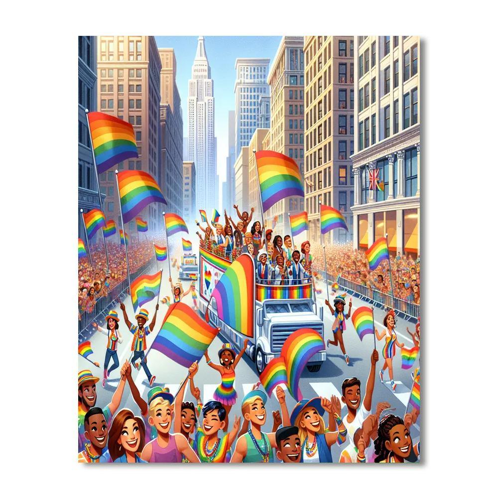 Pride Toronto - Canada Painting Number Kit
