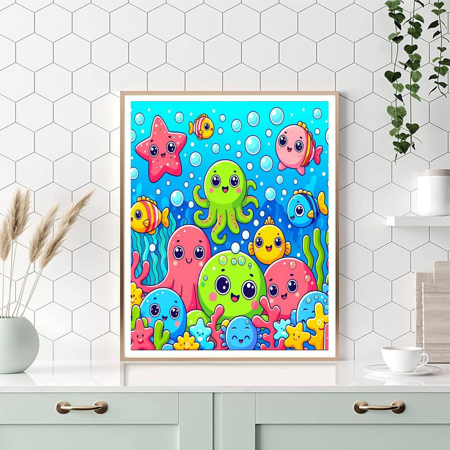 Under The Sea Fun Paint By Color
