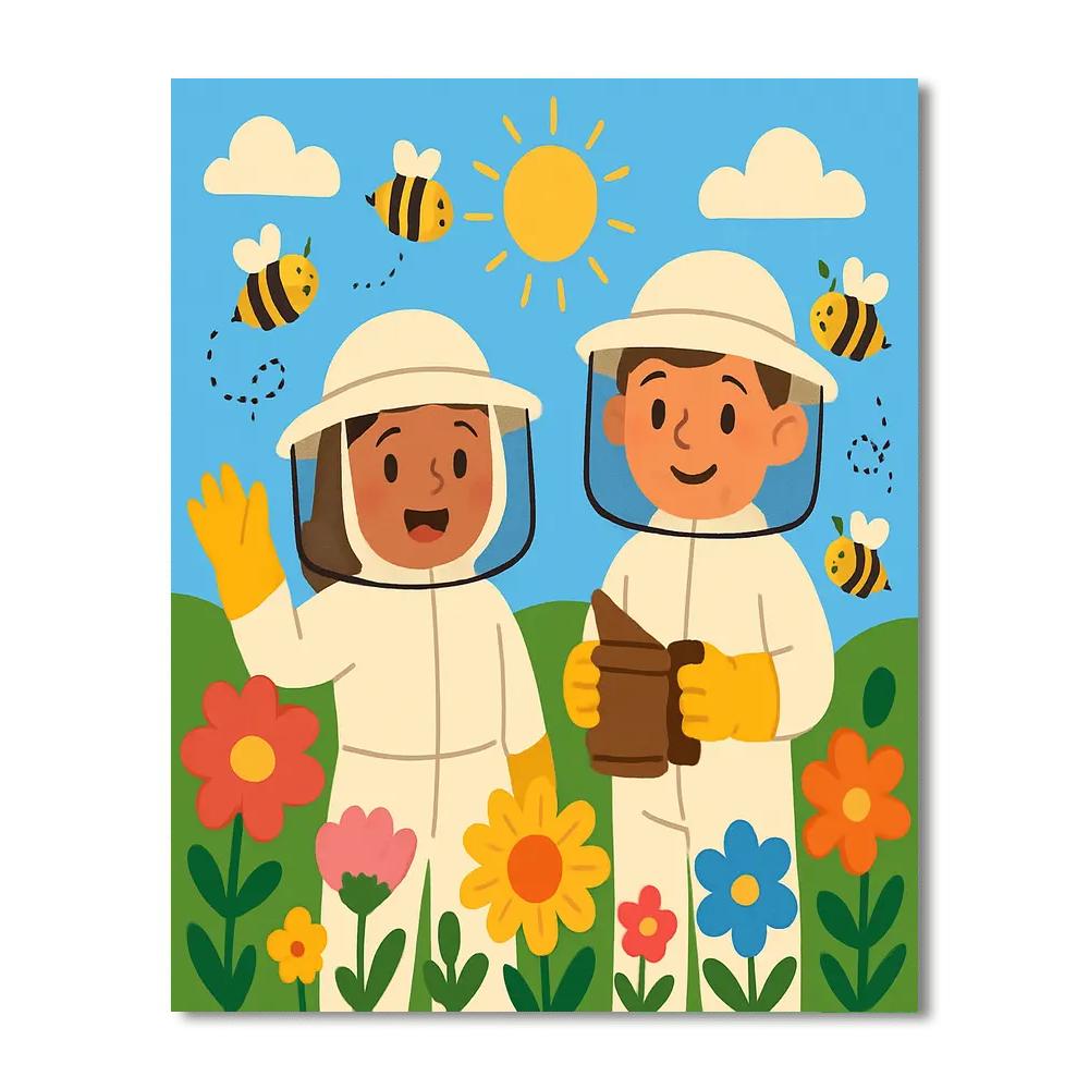 Busy Little Beekeepers Painting By Numbers Kit