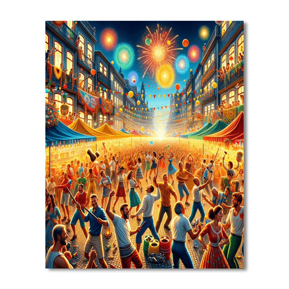 Festa Da São João - Portugal Paint By Color