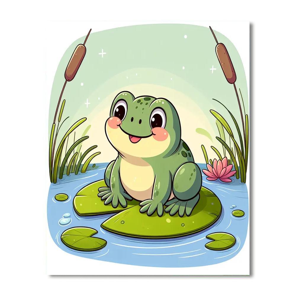 Joyful Froggy Paint By Numbers Kits