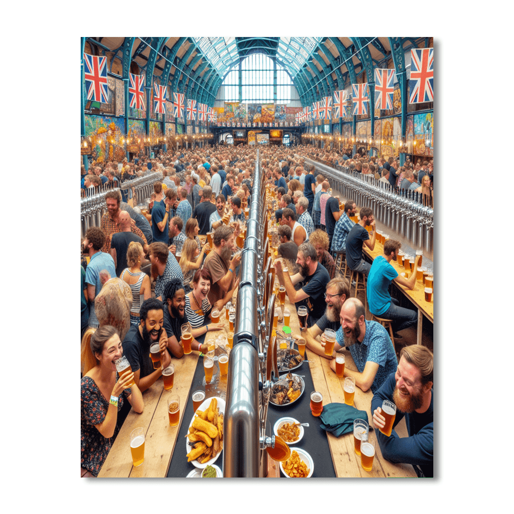 The Great British Beer Festival - England Paint By Number