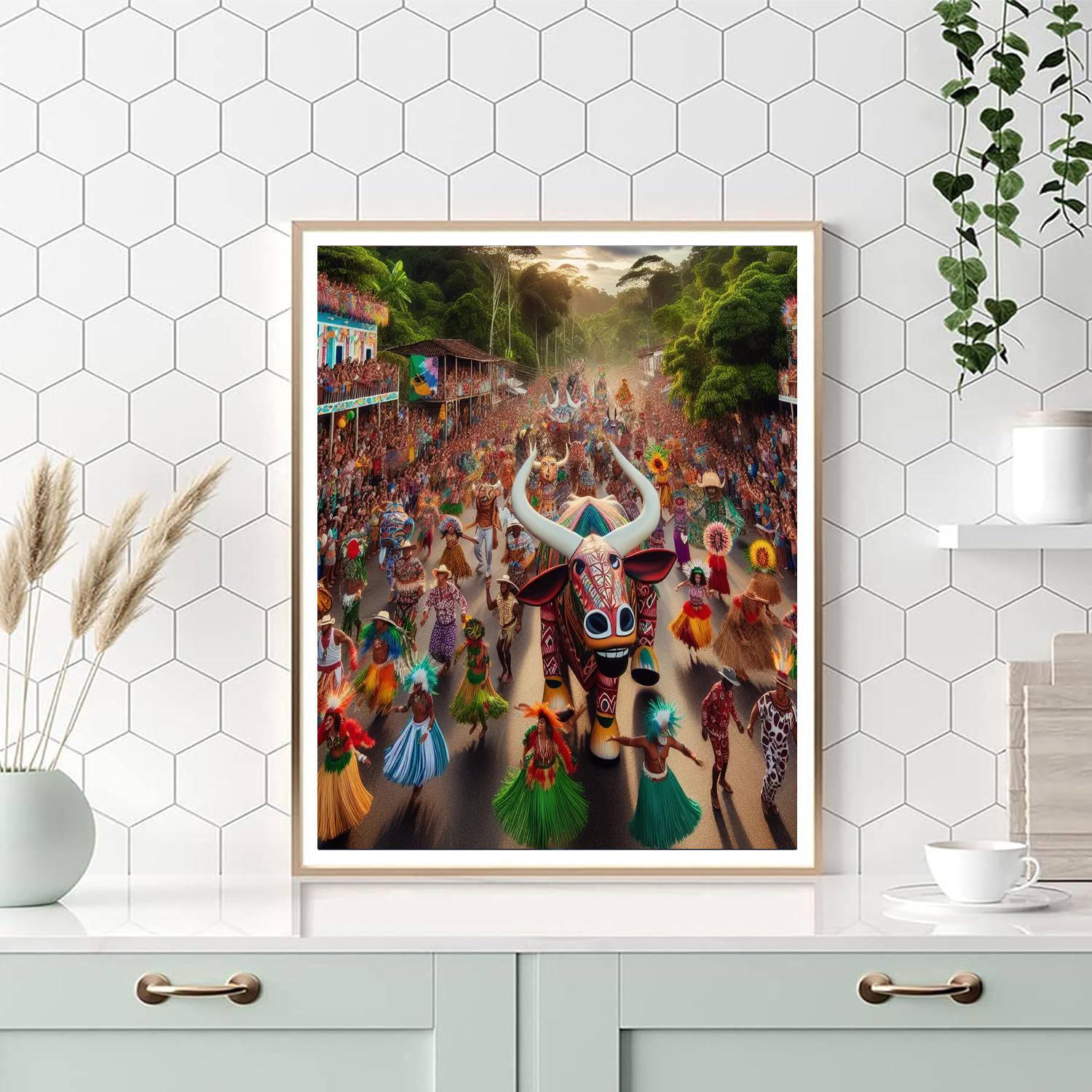 Boi Bumba - Brazil Painting By Numbers Kit