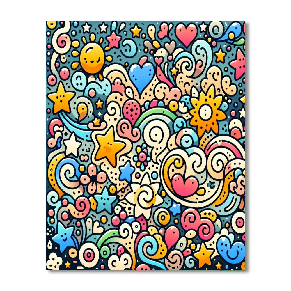 Doodle Days Number Painting