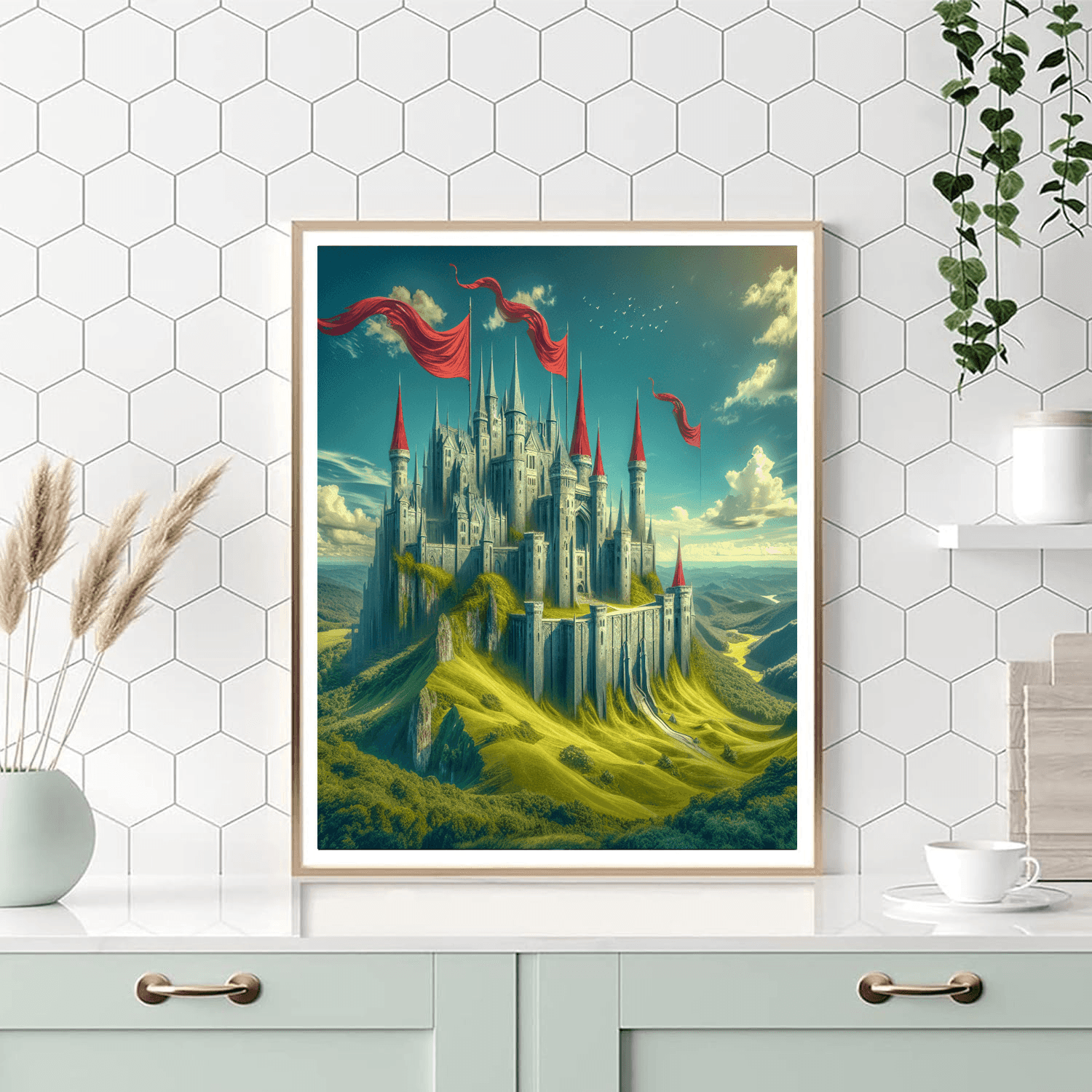 Castle Fantasy DIY Paint By Numbers