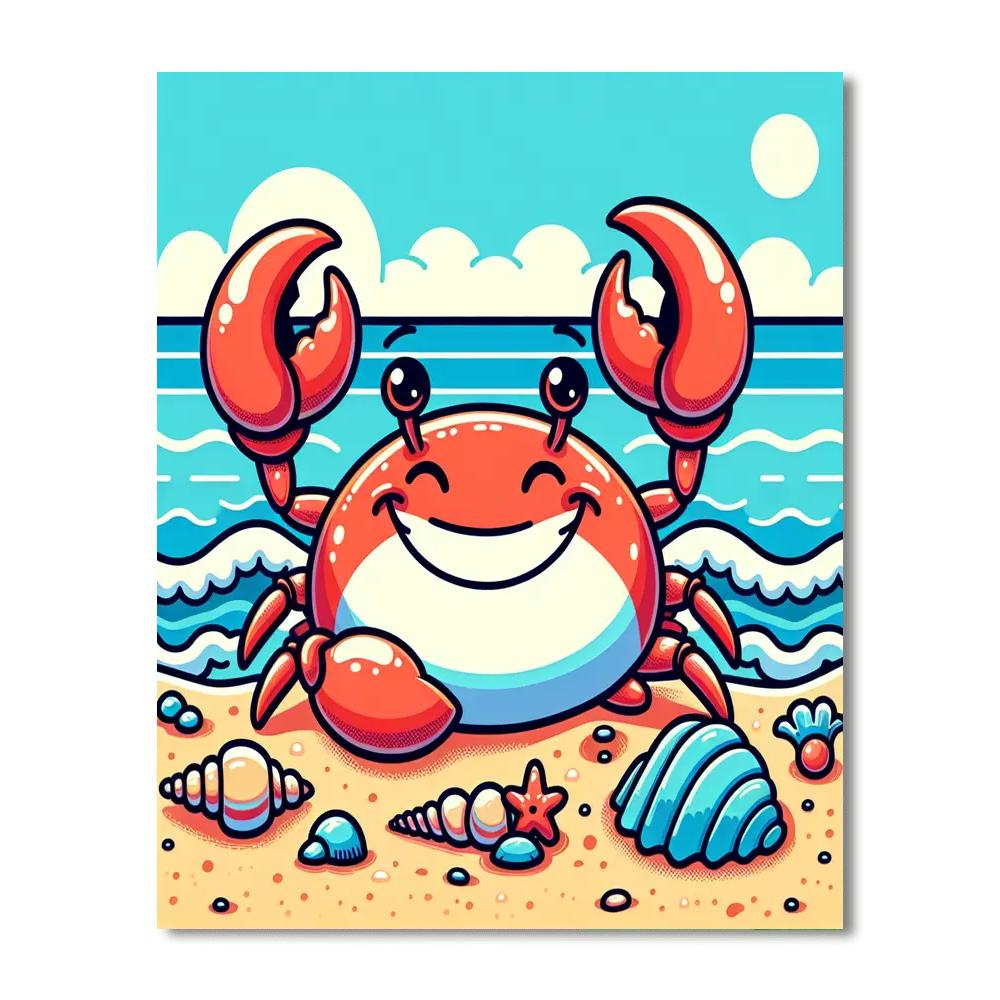 Joyful Crab Numbered Painting Kits
