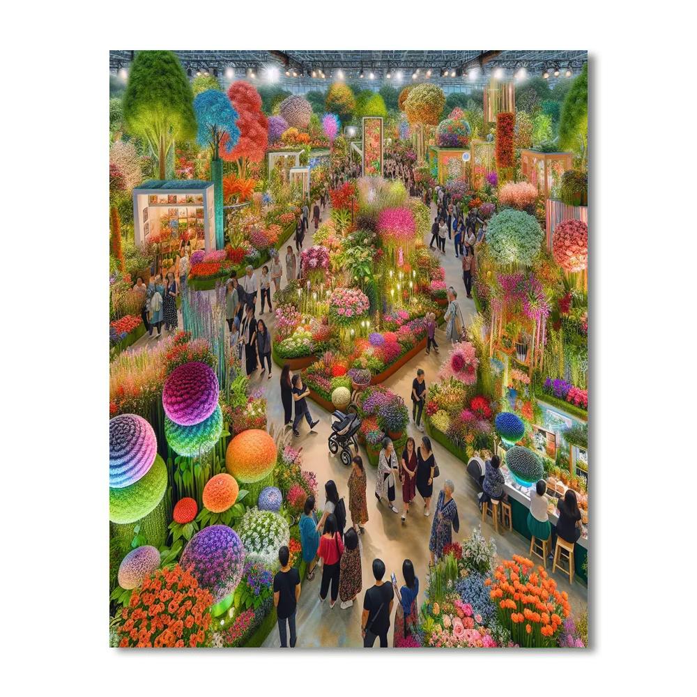 Harrogate Flower Show - England Painting Number Kit