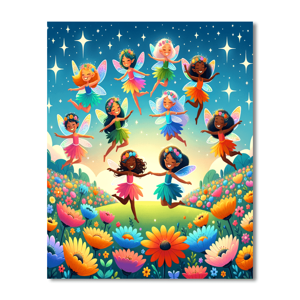 Whimsical Fairy Adventure Paint By Numbers Kits