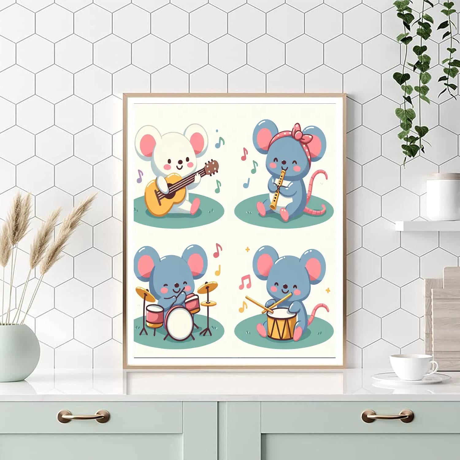 Merry Mice Band Numbered Painting Kits