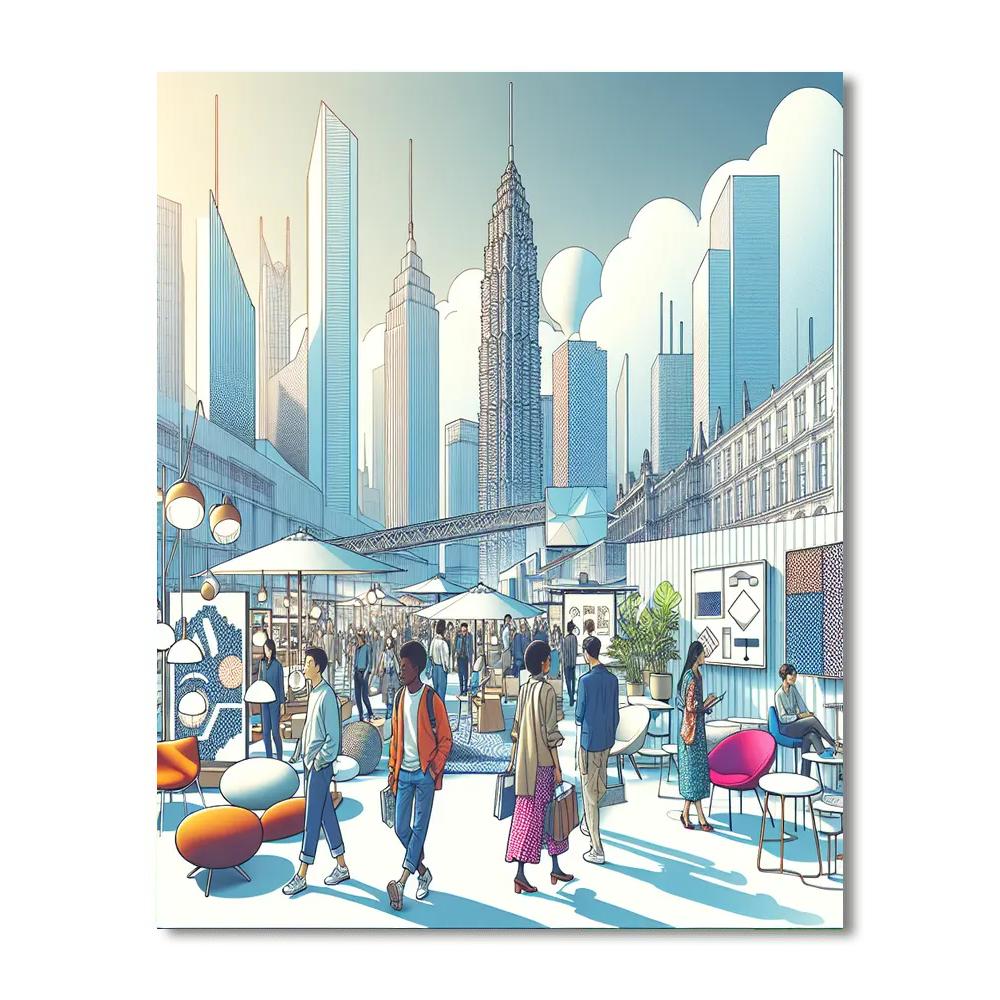 Milan Design Week - Italy Number Painting