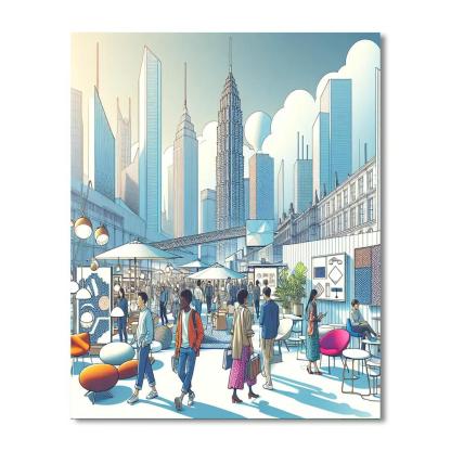 Milan Design Week - Italy Number Painting