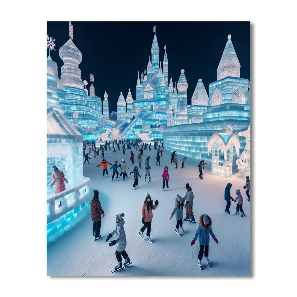 Harbin International Ice Festival Painting Number Kit