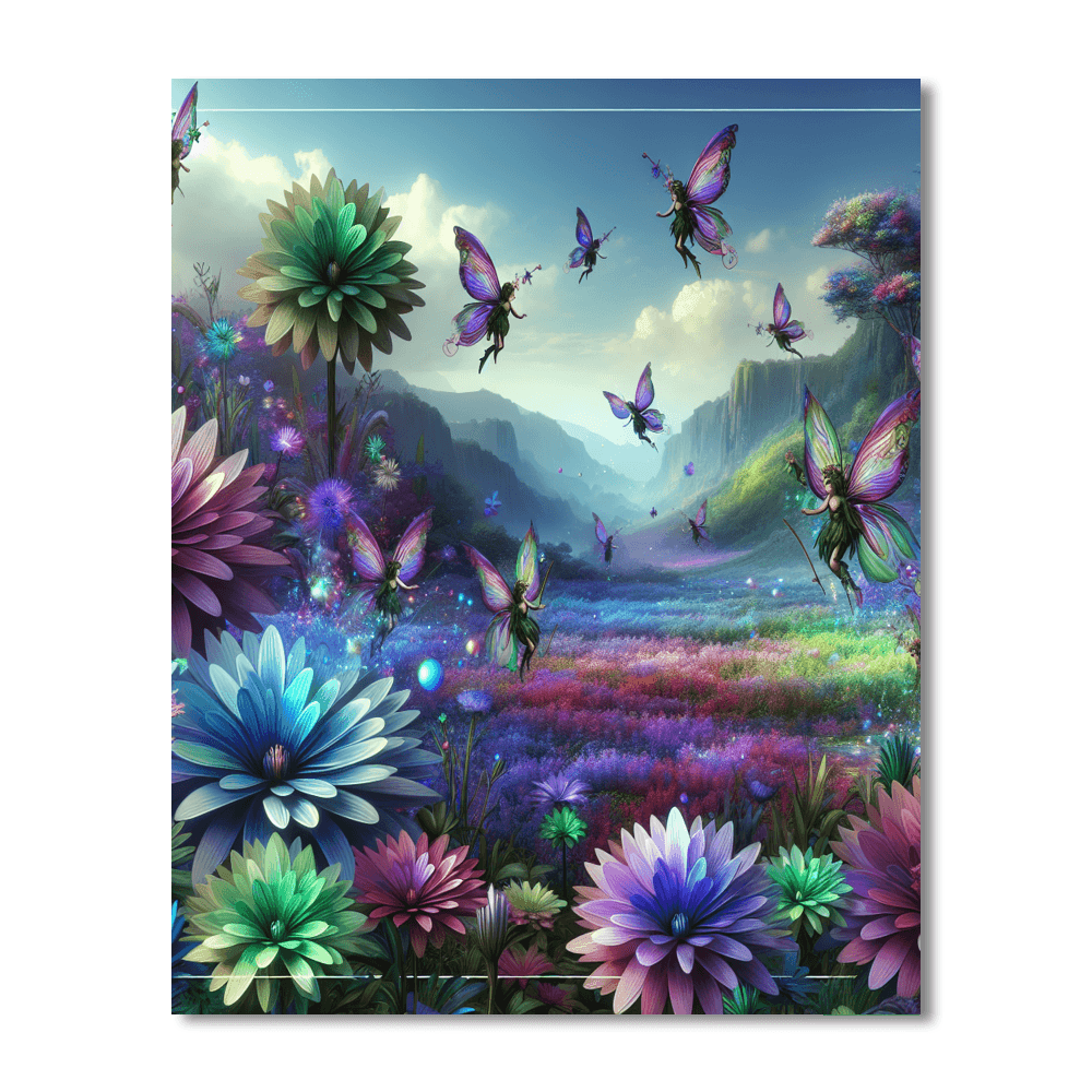 Enchanting Fairy Glen Paint By Numbers