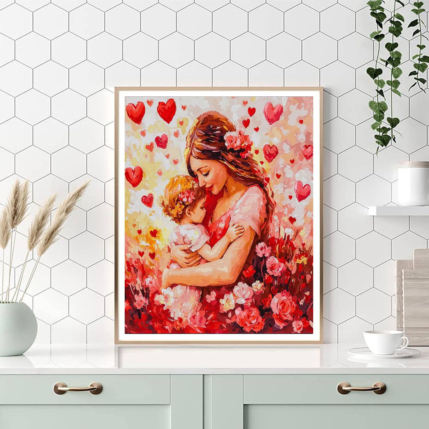 A Mother’s Heart Paint By Numbers Kits