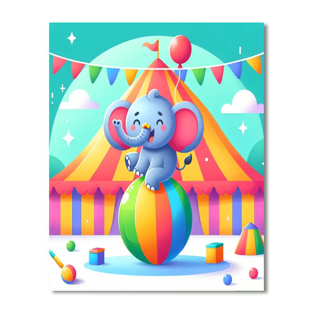 Magic Circus Carnival Paint By Color