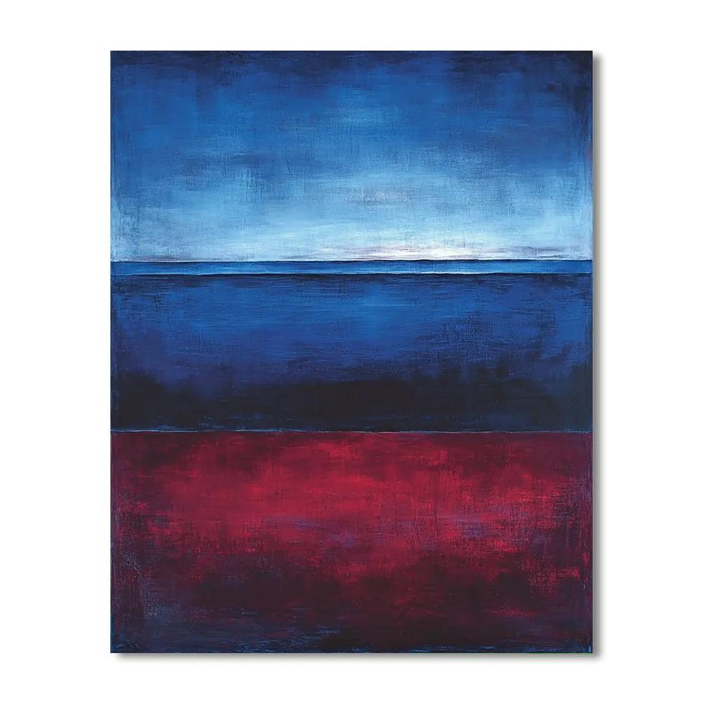 Mark Rothko Inspired Emotional Abyss  Painting Number Kit