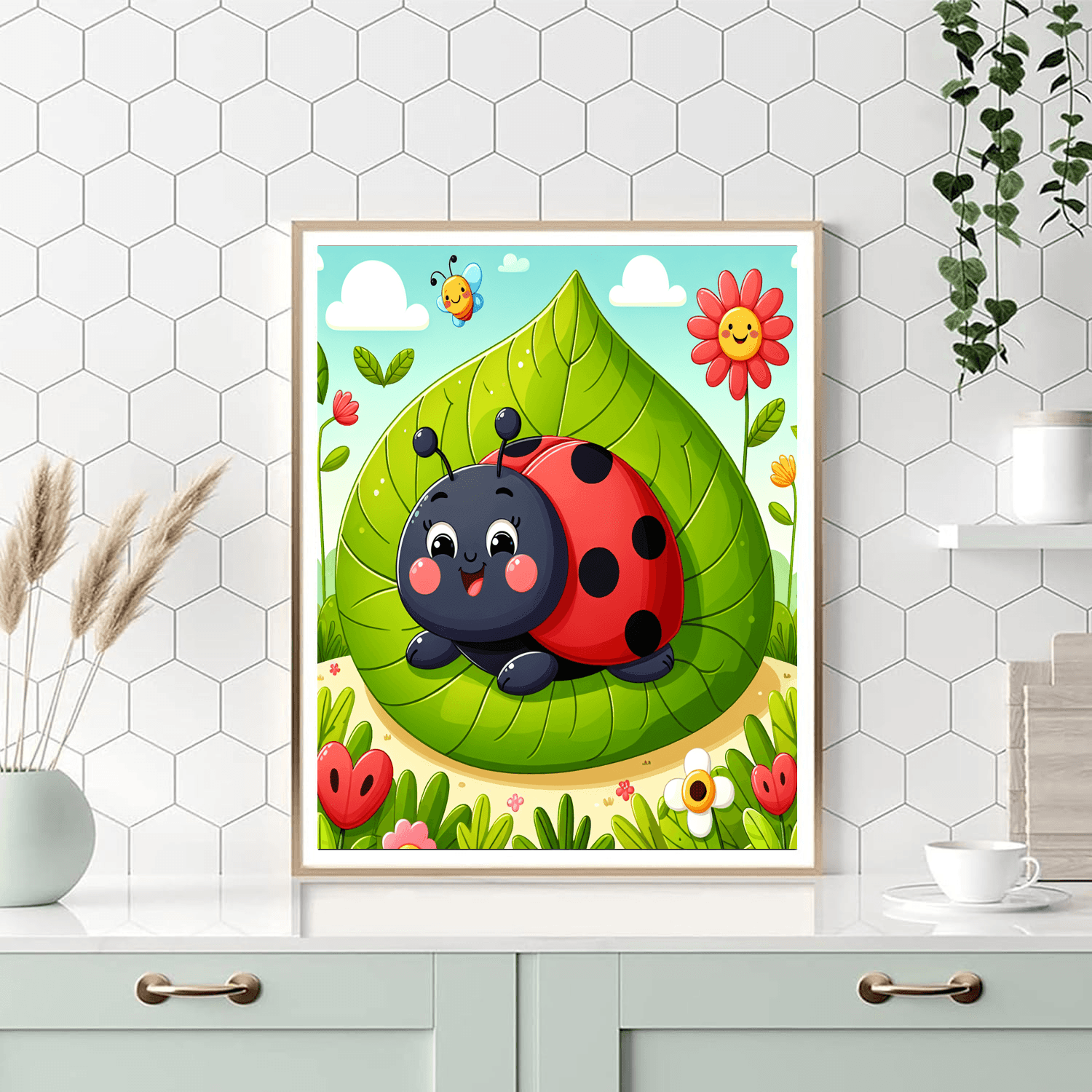 Lovely Ladybird Painting Number Kit