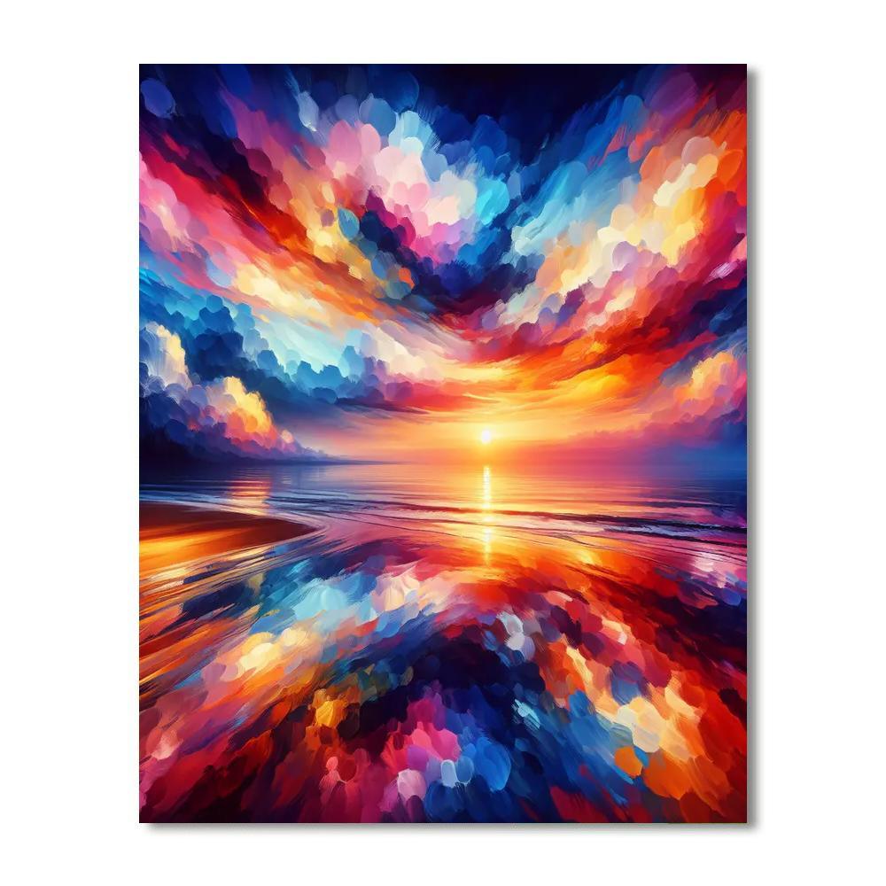 Sunset Paradise Paint By Numbers