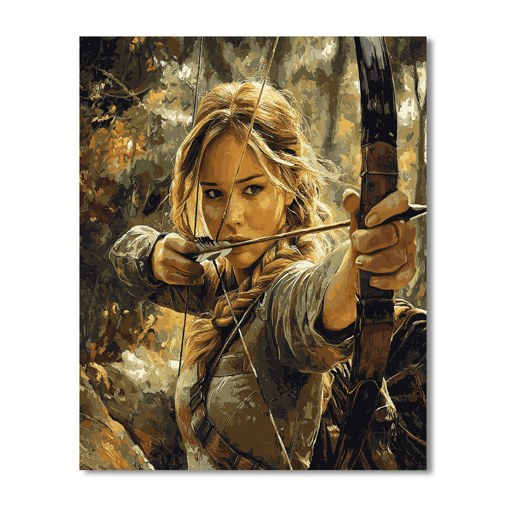 Jennifer Lawrence: The Fearless Heroine Of Katniss Everdeen Paint By Numbers Art