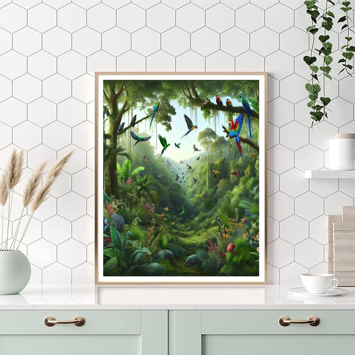Whispers Of The Rainforest Numbered Painting Kits