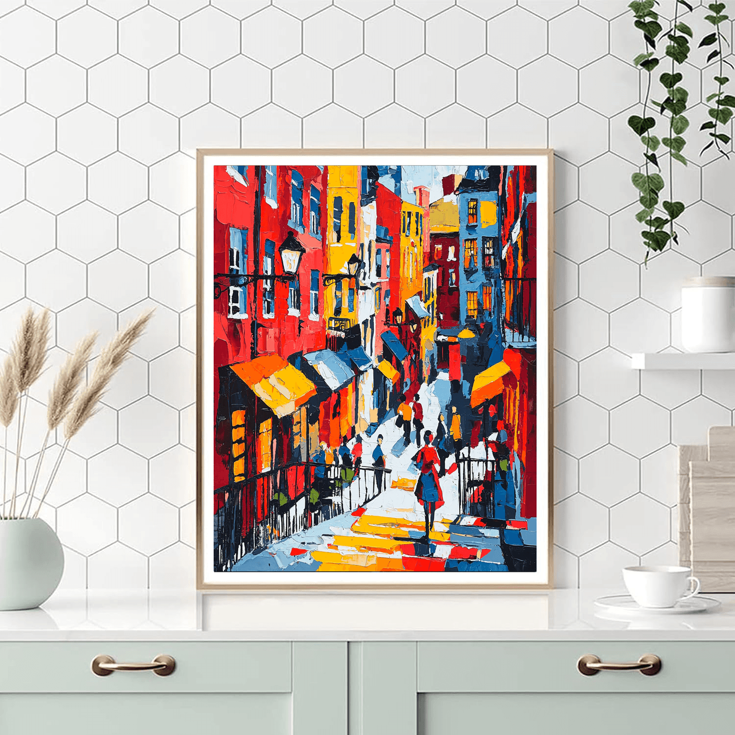 Henri Matisse Inspired Energizing City Life  Paint By Numbers Kits