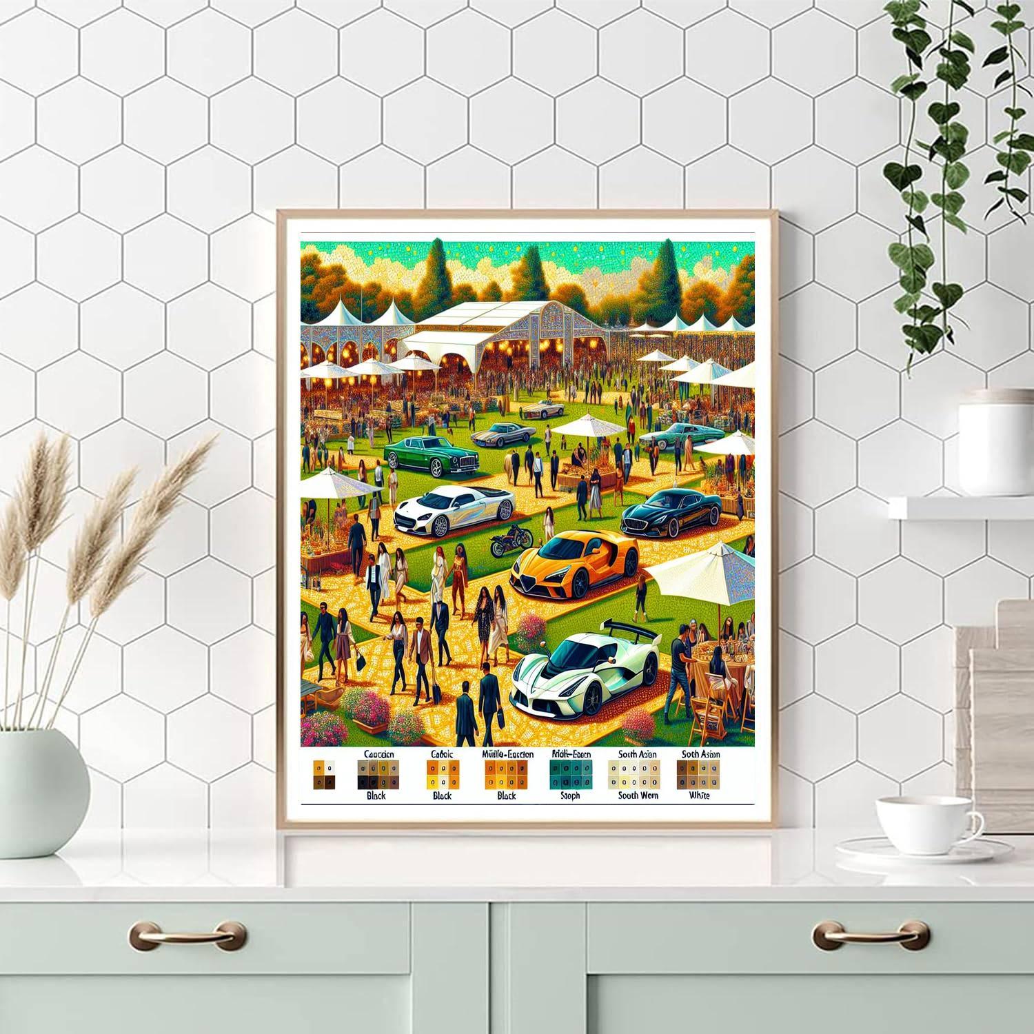 Festivals Of Speed - Usa Paint By Number