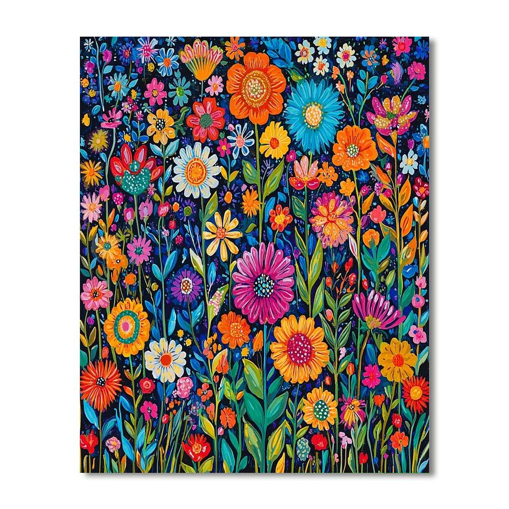 Frida Kahlo Inspired Whispers Of Growth  Painting Number Kit