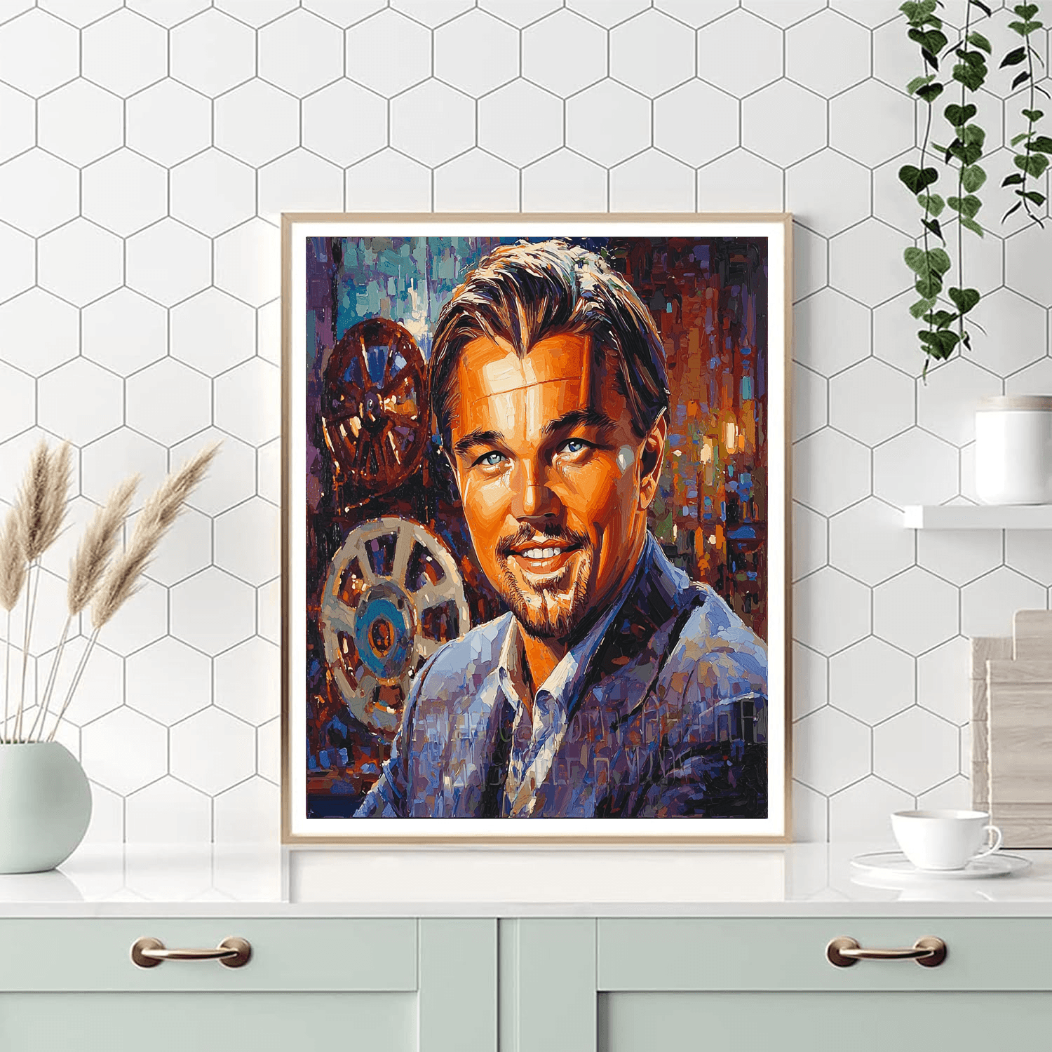Leonardo Dicaprio: The Ambitious Dreamer Of Great Films Paint By Numbers Art