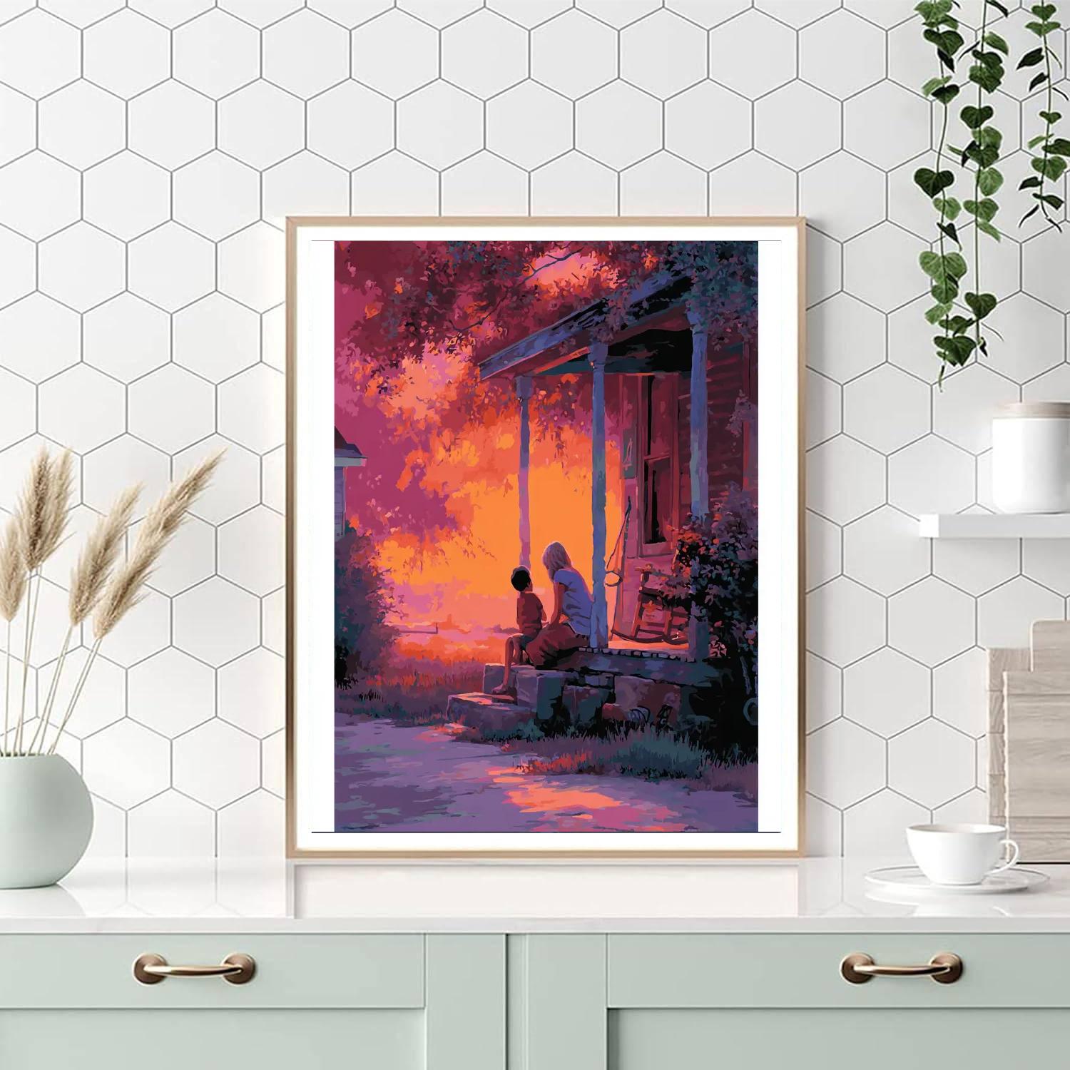 Cherished Tales At Dusk Painting Number Kit