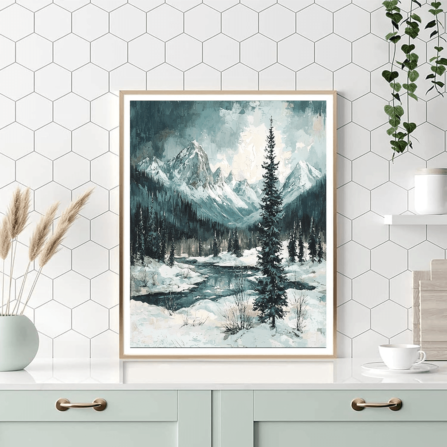Ansel Adams Inspired Wilderness Majesty  Paint By Color