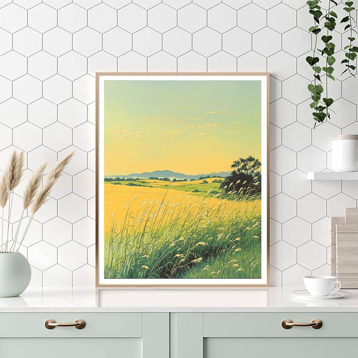 Utagawa Hiroshige Inspired Whispering Winds Of Edo  Number Painting