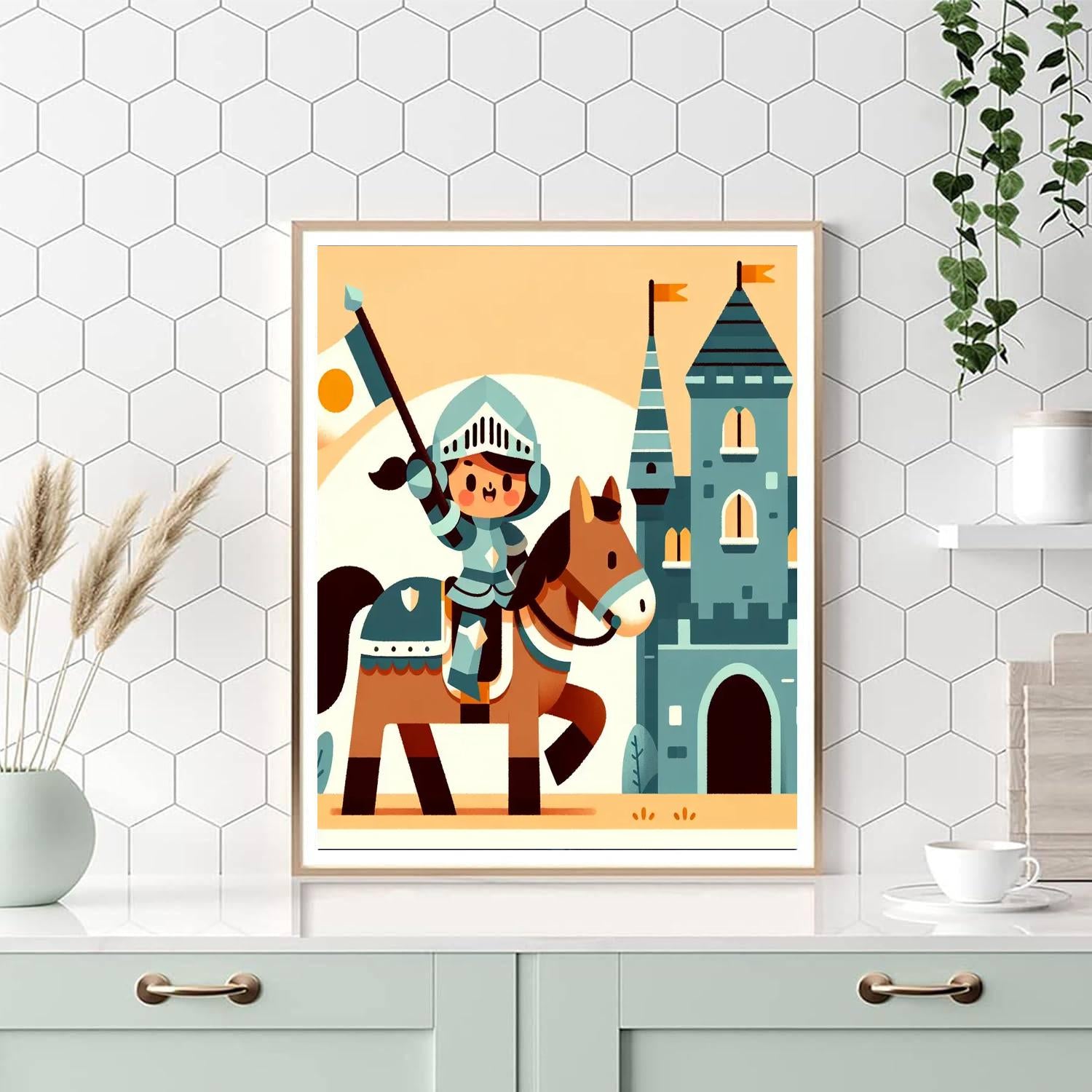 Castle Knights Quest Paint By Numbers Kits