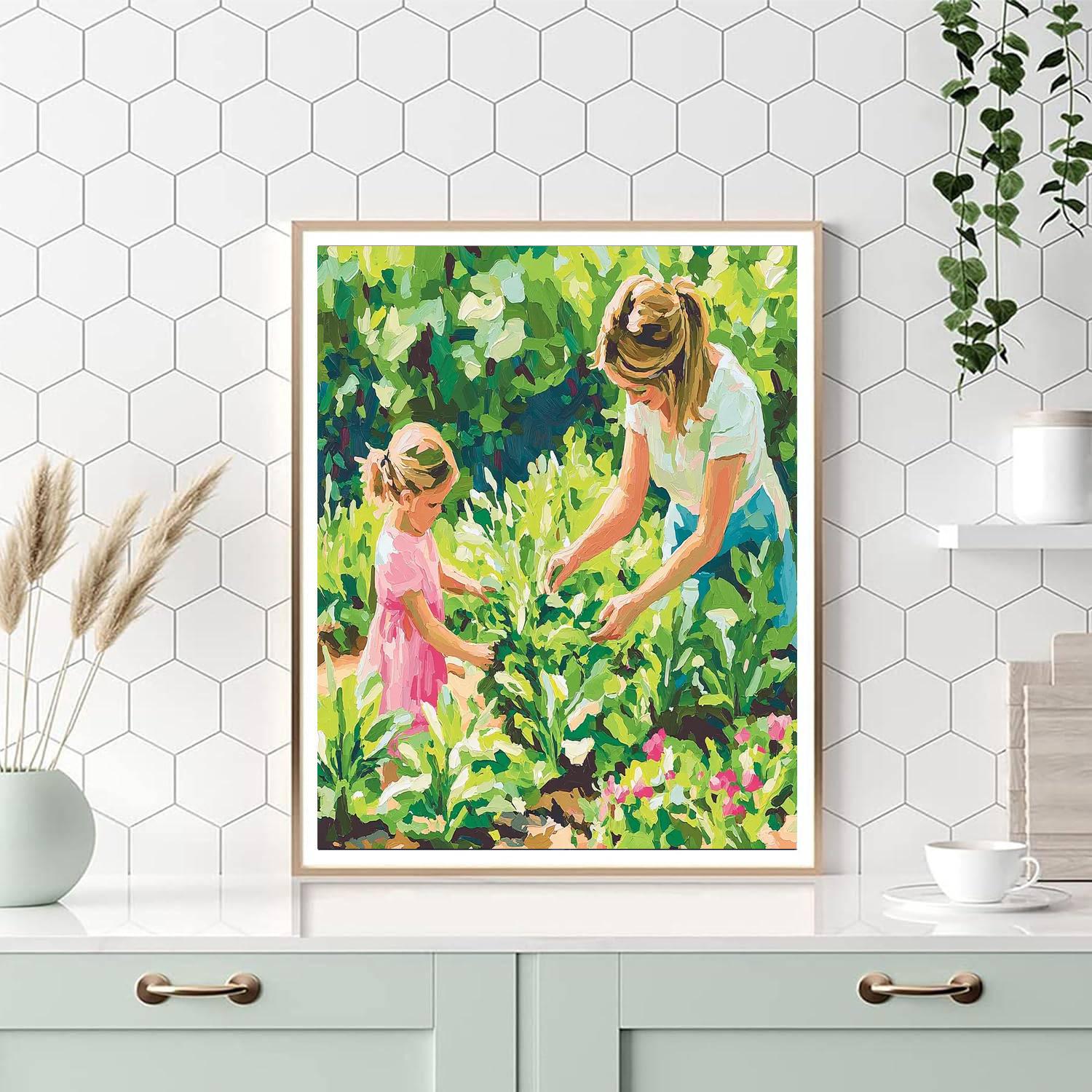 Harmonious Garden Painting By Numbers Kit