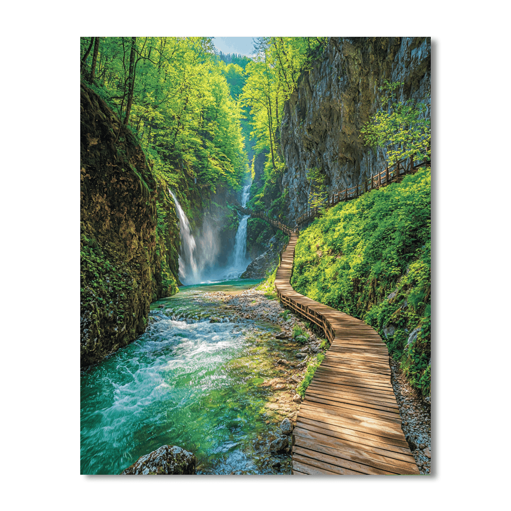 Vintgar Gorge - Slovenia Numbered Painting Kits