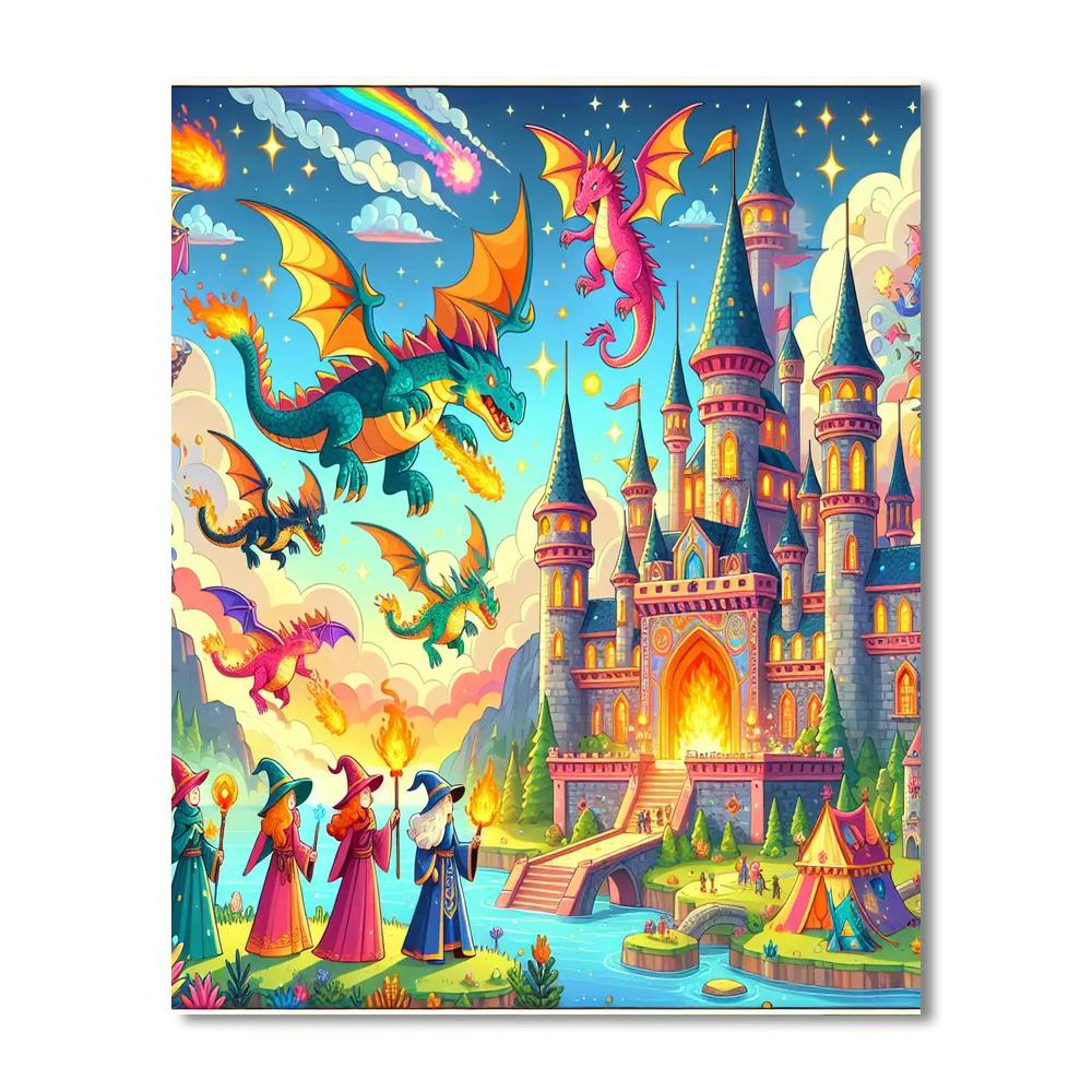 Fantastic Fantasy Land Paint By Numbers Kits