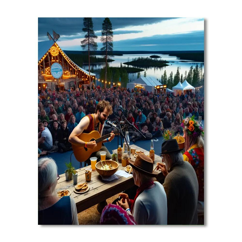 Midnight Sun Festival - Finland Paint By Numbers
