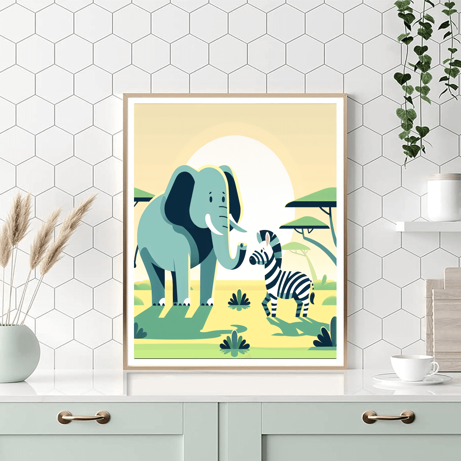 Sunny Safari Trek DIY Paint By Numbers