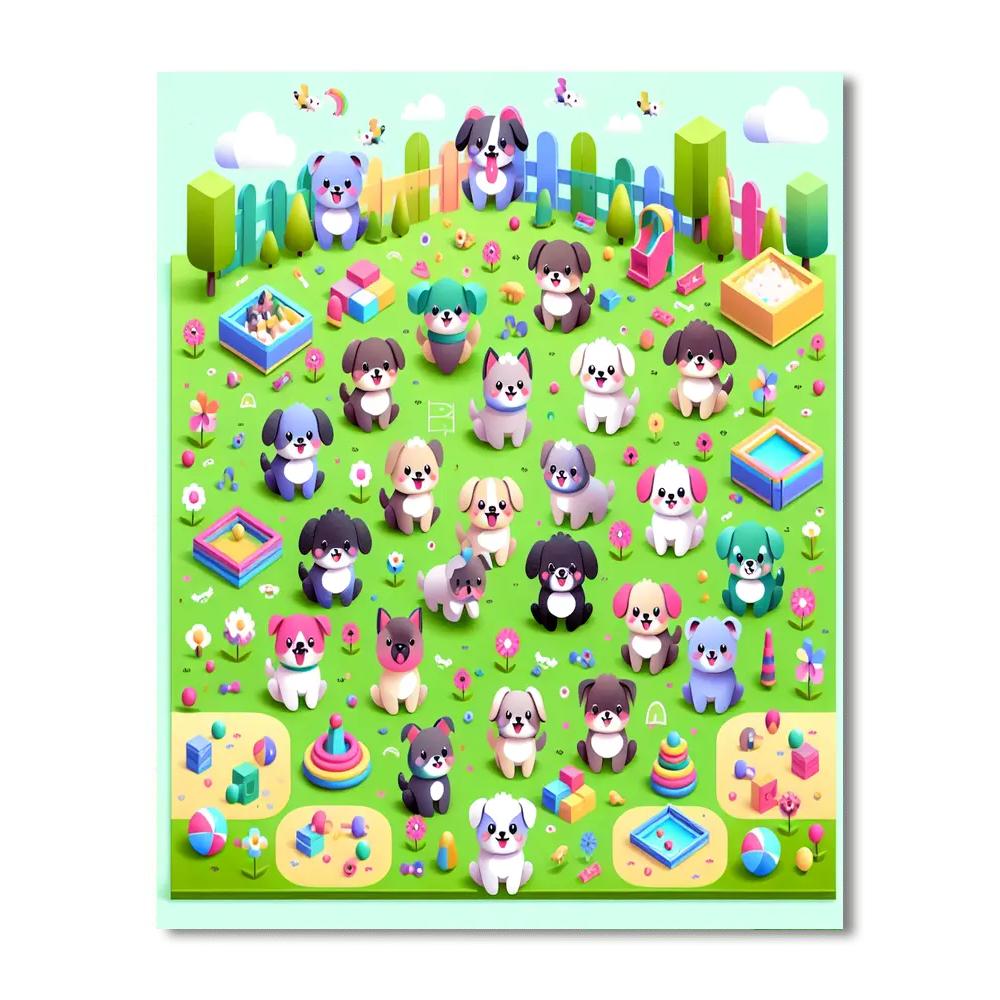 Puppy Pals Adventure Paint By Color