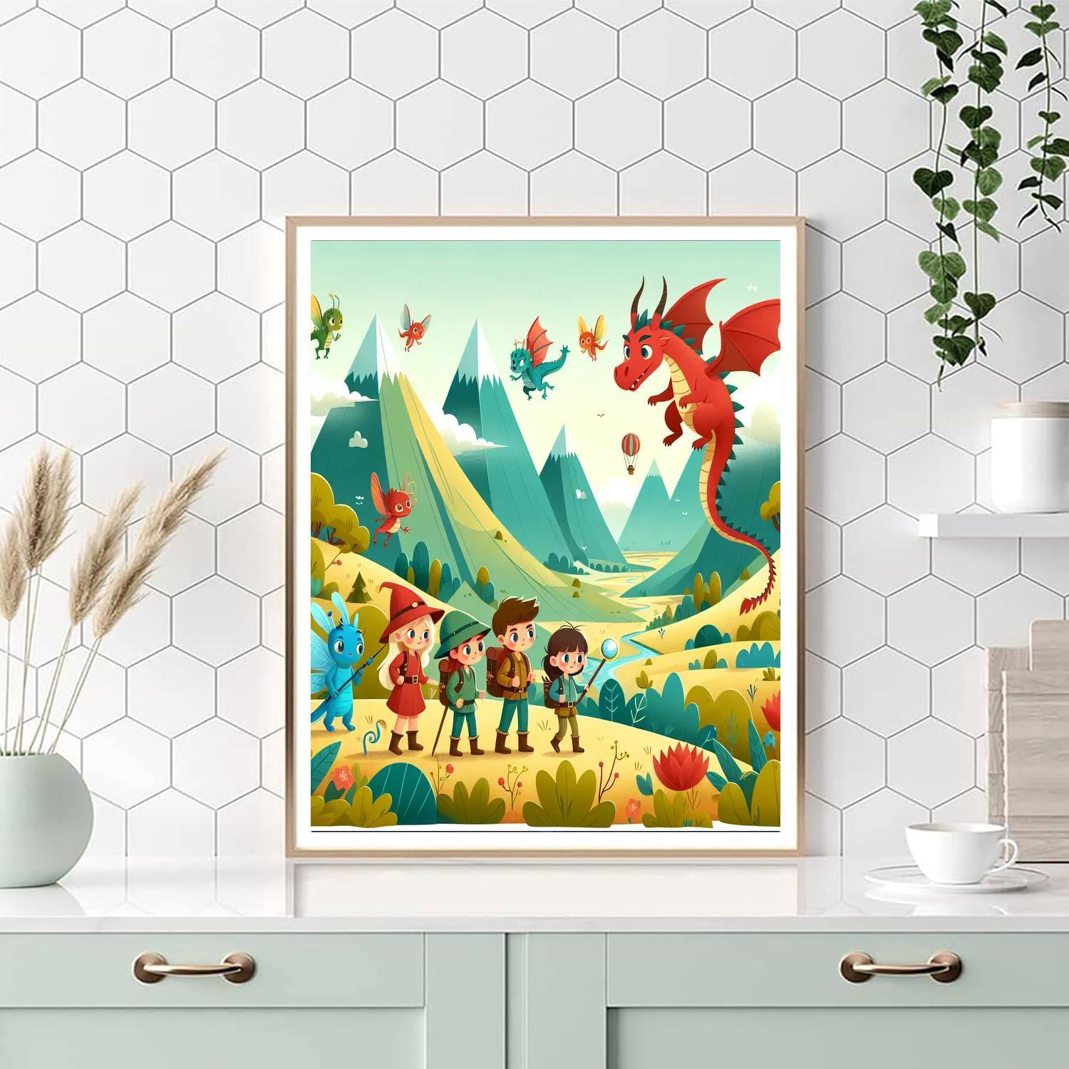 Mystery Of The Hidden Valley Painting Number Kit