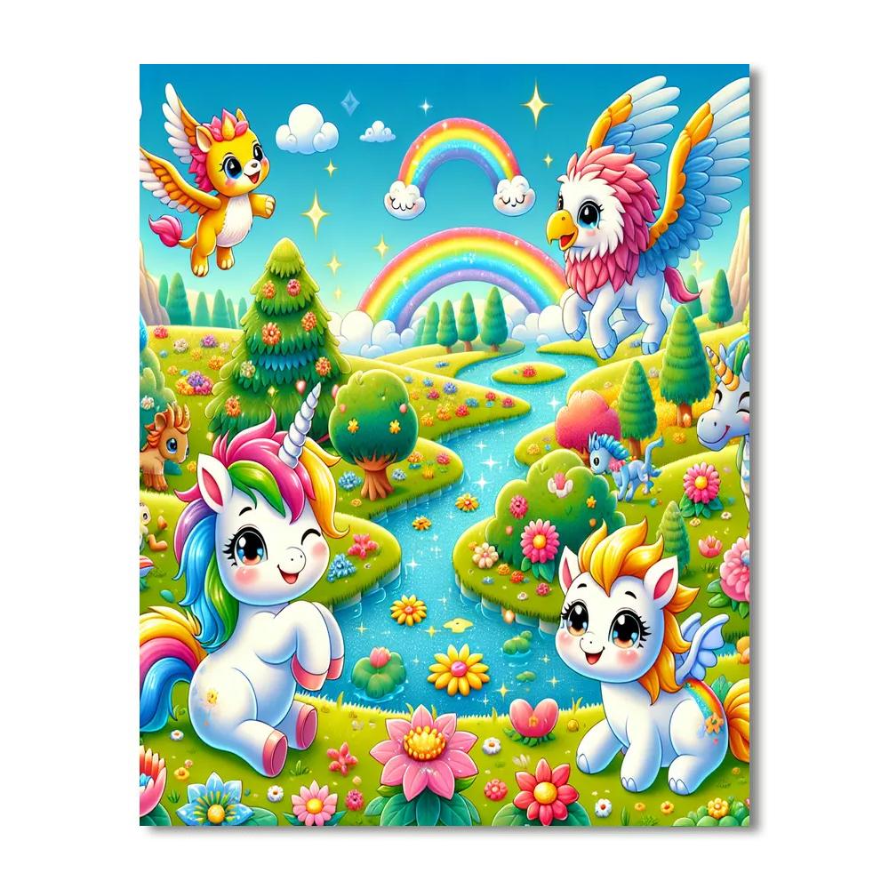 Exploration Of Magical Beasts Numbered Painting Kits