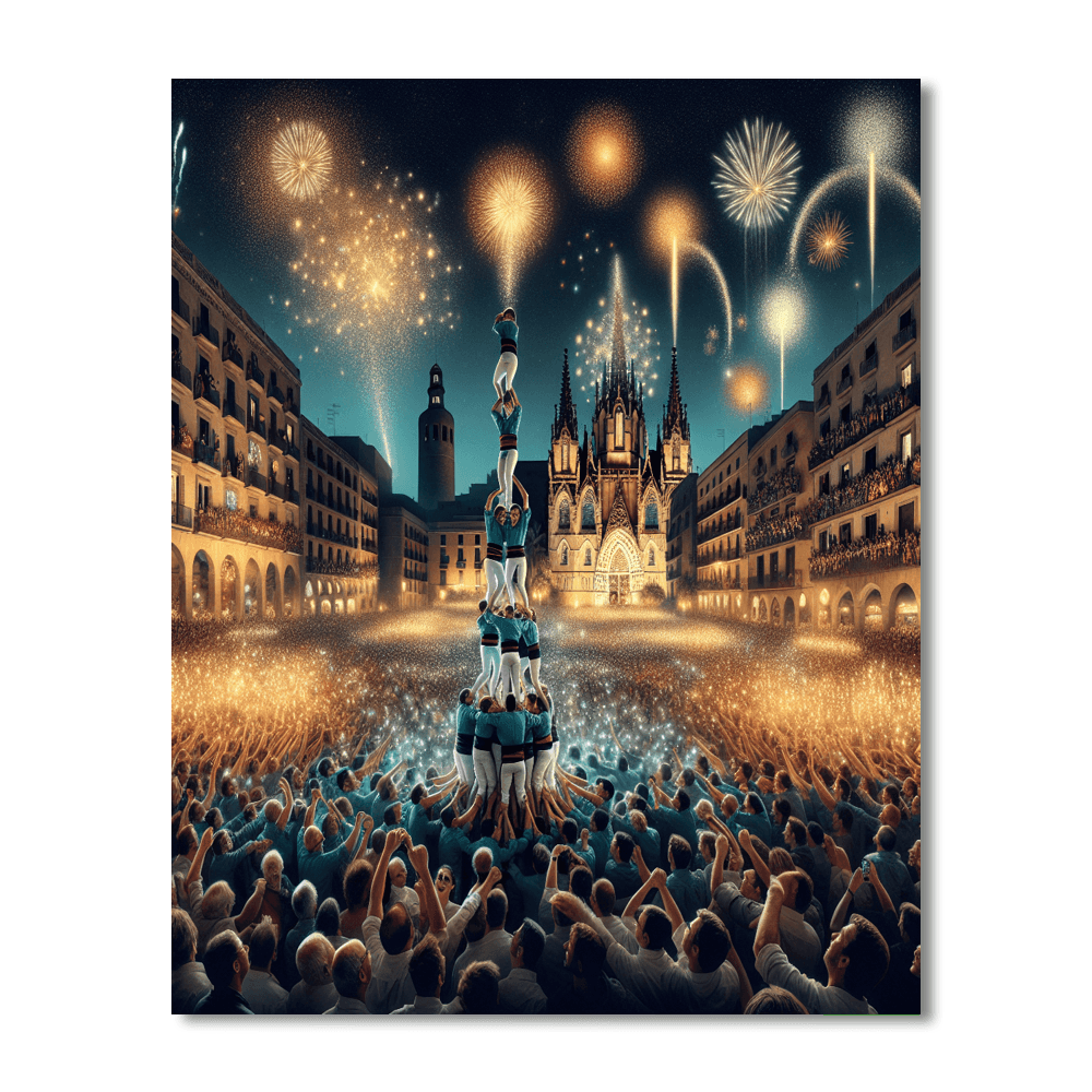 La Mercè - Barcelona Paint By Numbers