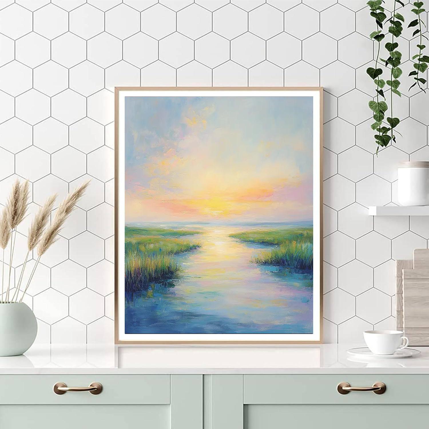 Edgar Degas Inspired Chasing Dawn  Paint By Numbers Kits