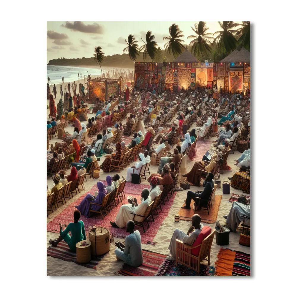 Zanzibar Film Festival - Tanzania Paint By Numbers Art